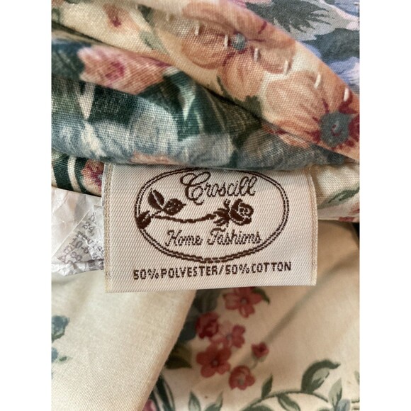 Croscill Home Fashions Granada Floral Cottage Pillow Shams Standard Set Vintage - Picture 3 of 6